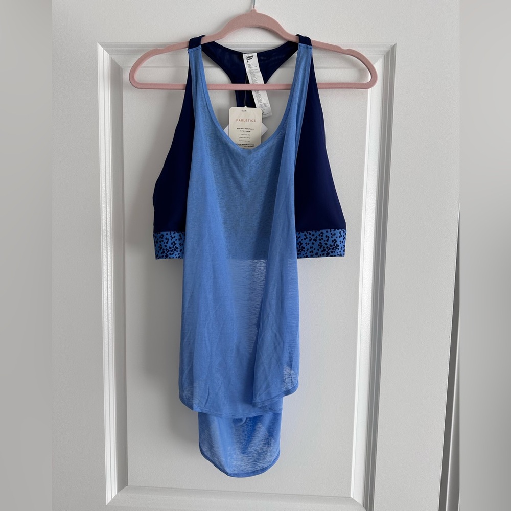 Fabletics Tank Top with Built in Bra Size XL